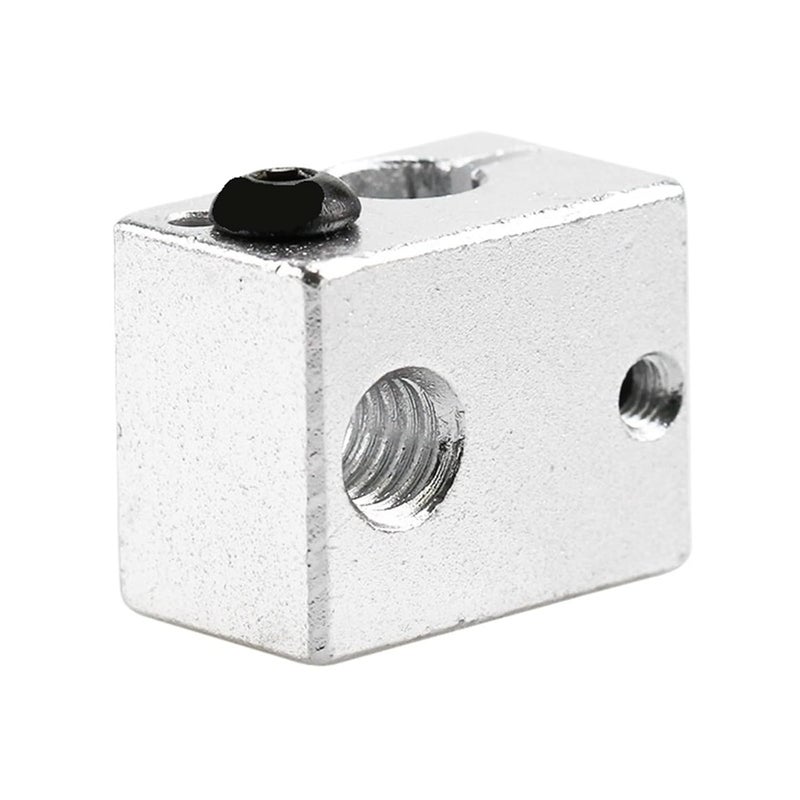 فضة V6 جميع المعادن 3D طابعة بثق نهاية ساخنة كتلة سخان 20x16x11 5 مم - Image 1